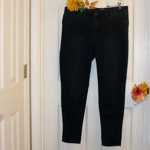 Seven7 Sz 14 Blue Demim Stretch Leggings Jeans Mid Rise 28" Inseam